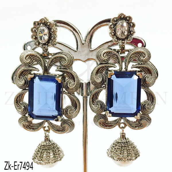 Emerald hoops