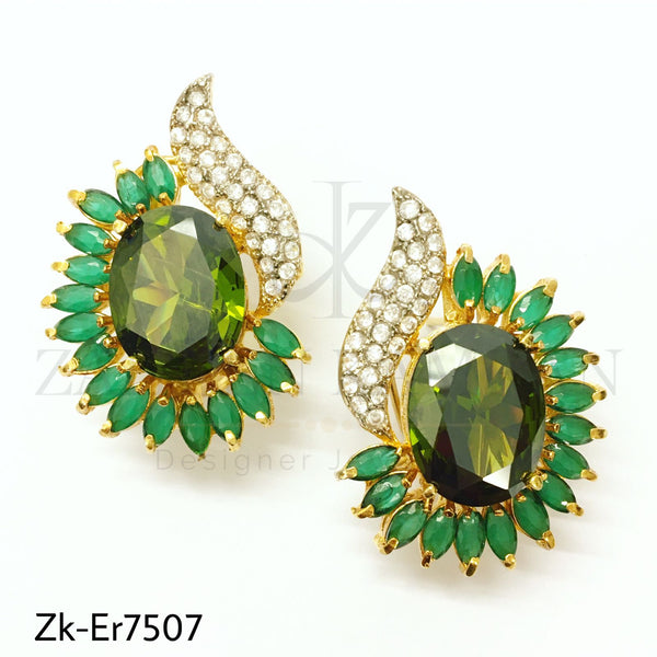 Peridot studs