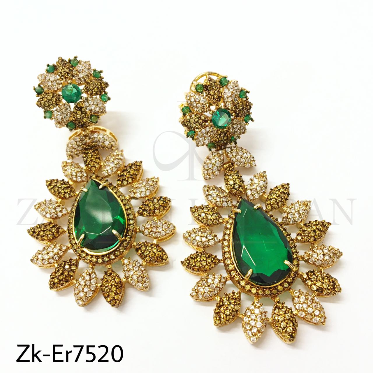 Emerald danglers