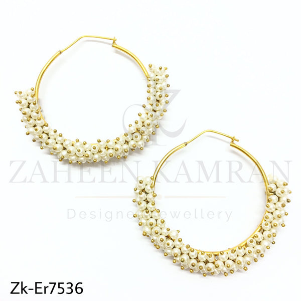 Pearl hoops