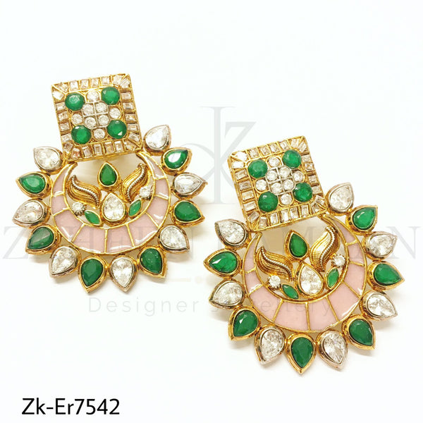 Elegant Emerald earrings