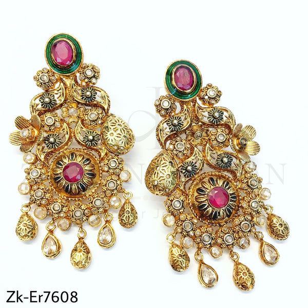 Traditional antique earrings