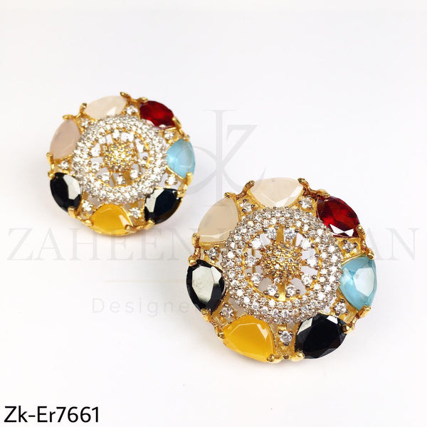 Multi Floral Studs