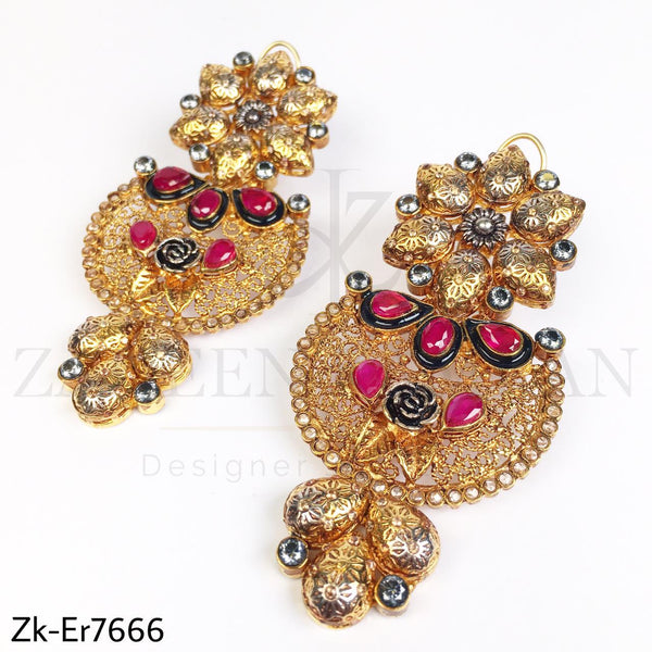 Rose floral Earrings