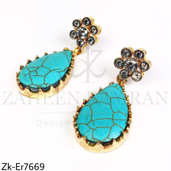 Feroza Floral Earrings