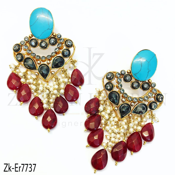 Classic feroza earrings