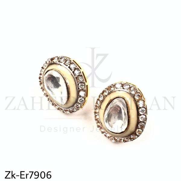 Stylish circled studs.