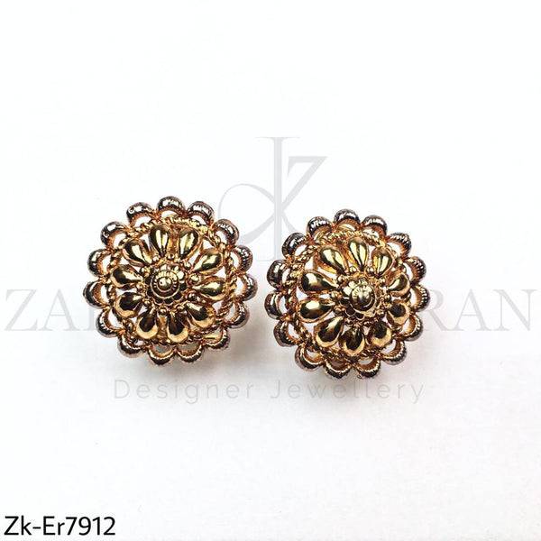 Golden bloom studs.