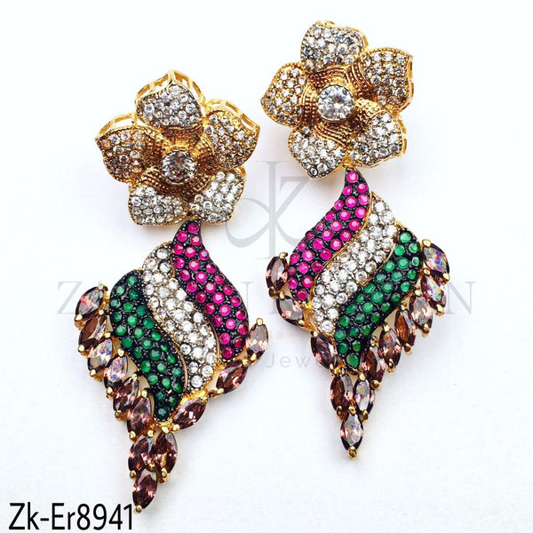 Floral multi earrings.