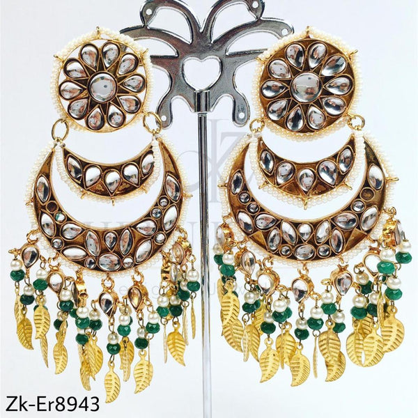 Cresent styli earrings.