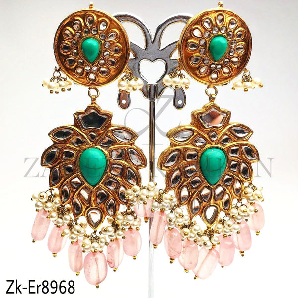 Classic polki earrings.