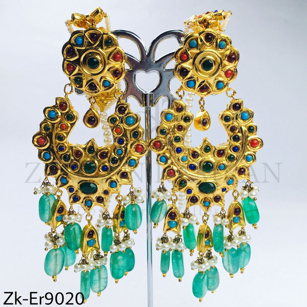 Madrasi styli earrings.