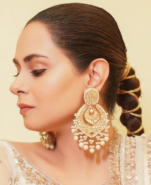 Stunning polki jhumky.