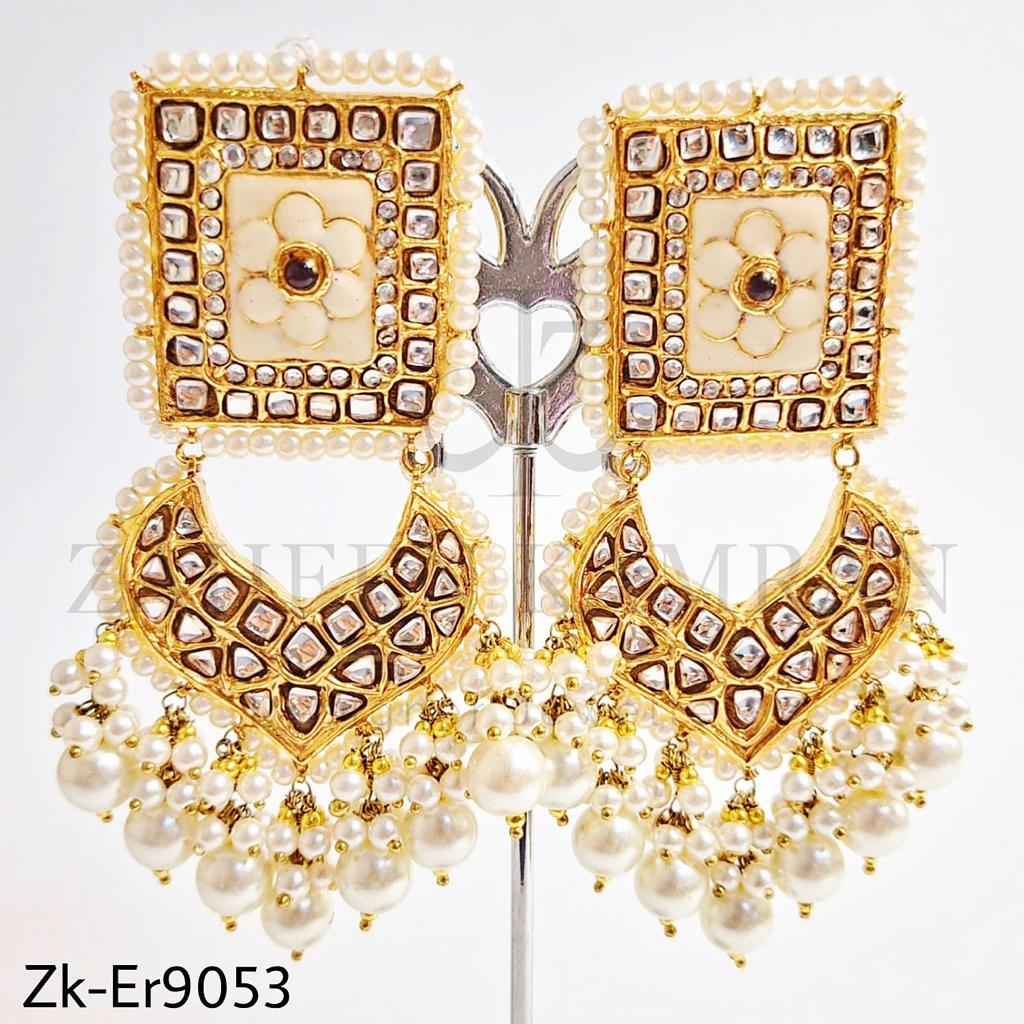 Incredible polki jhumky.