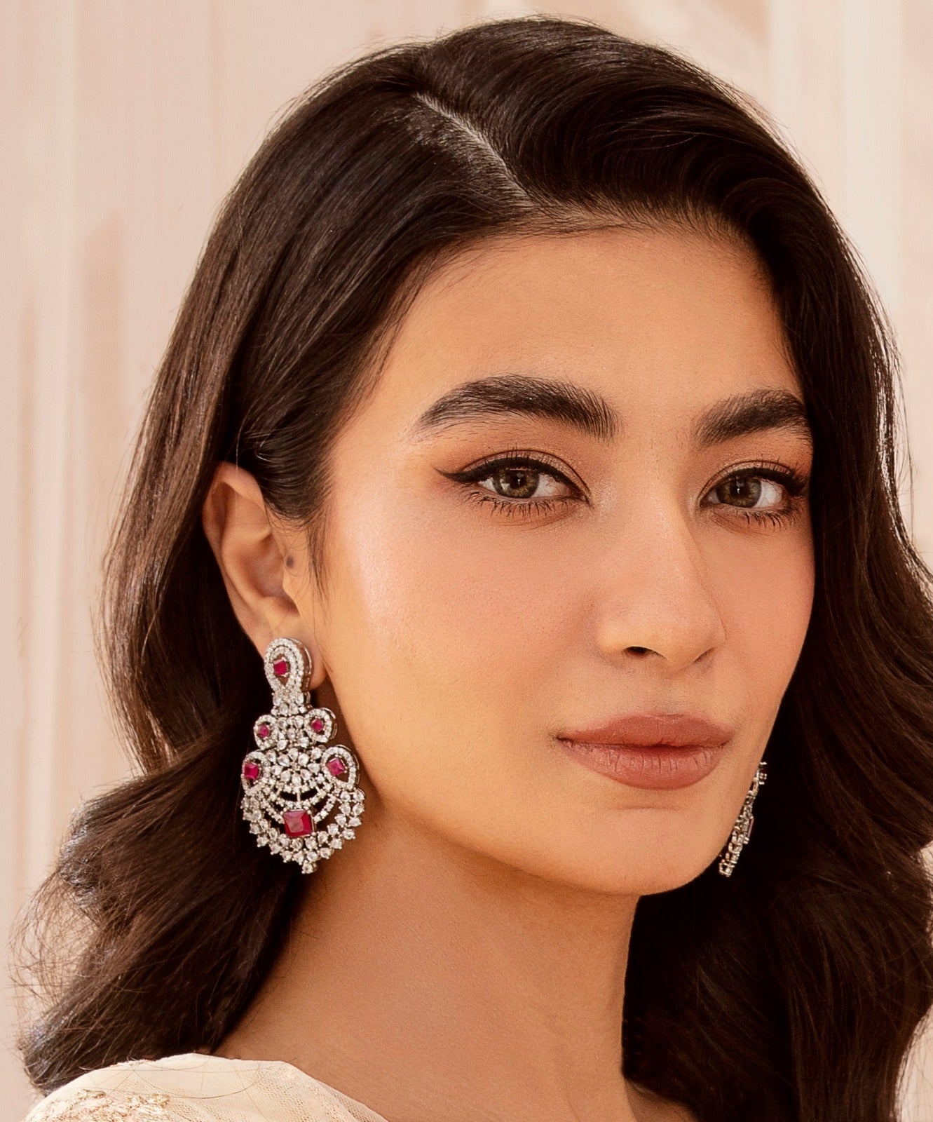 Sprinkle silver earrings.