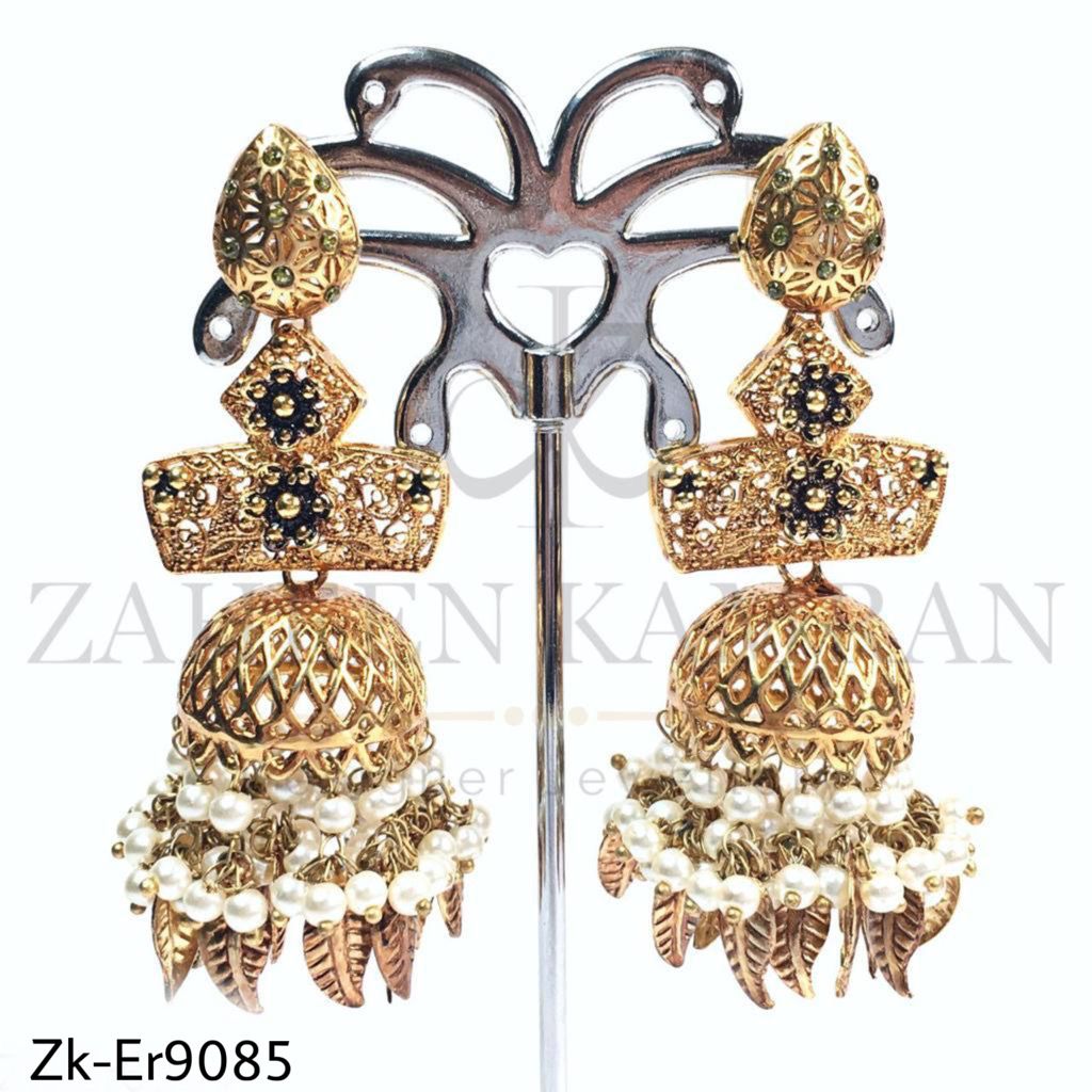 Glam earrings.