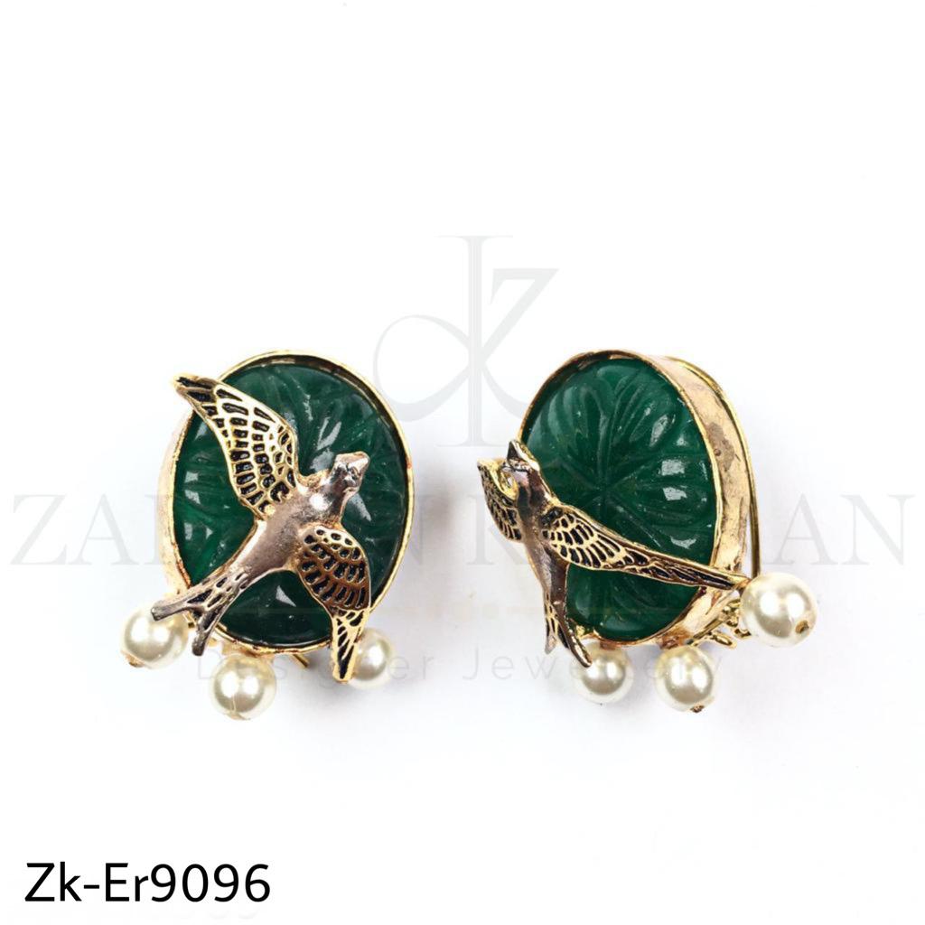 Bird style earrings.