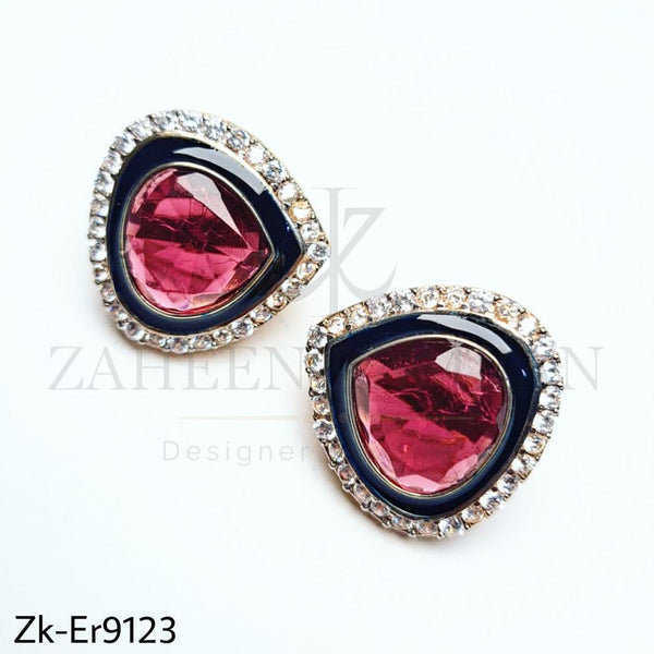 Luxe ruby studs.