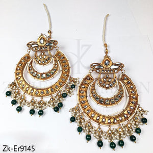 Glam earrings.
