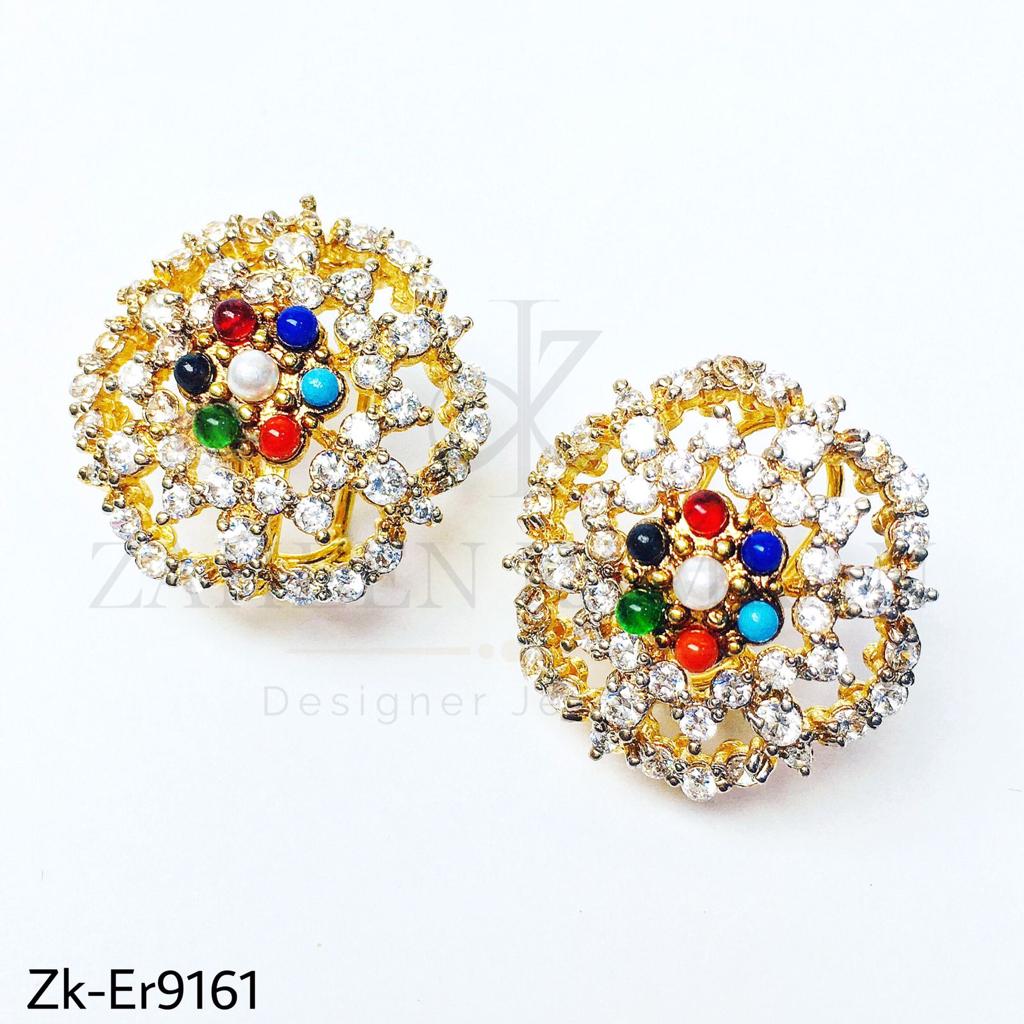 Multi Stud Floral multi studs. – Zaheen Kamran