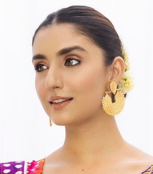 Marvel golden earrings.