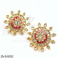 Glam earrings.