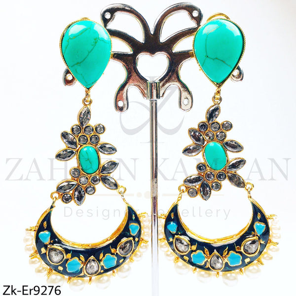 Crescent earrings.