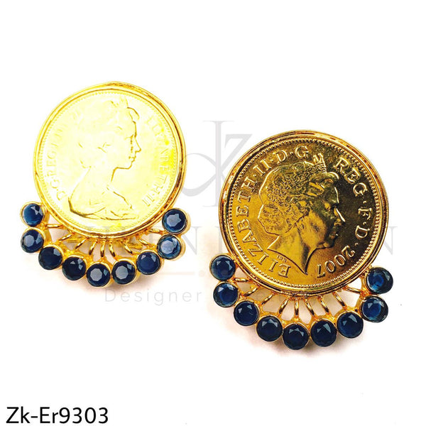 Coin styli earrings.