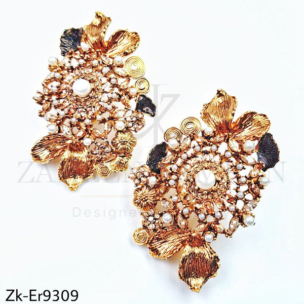 Glamorous earrings.