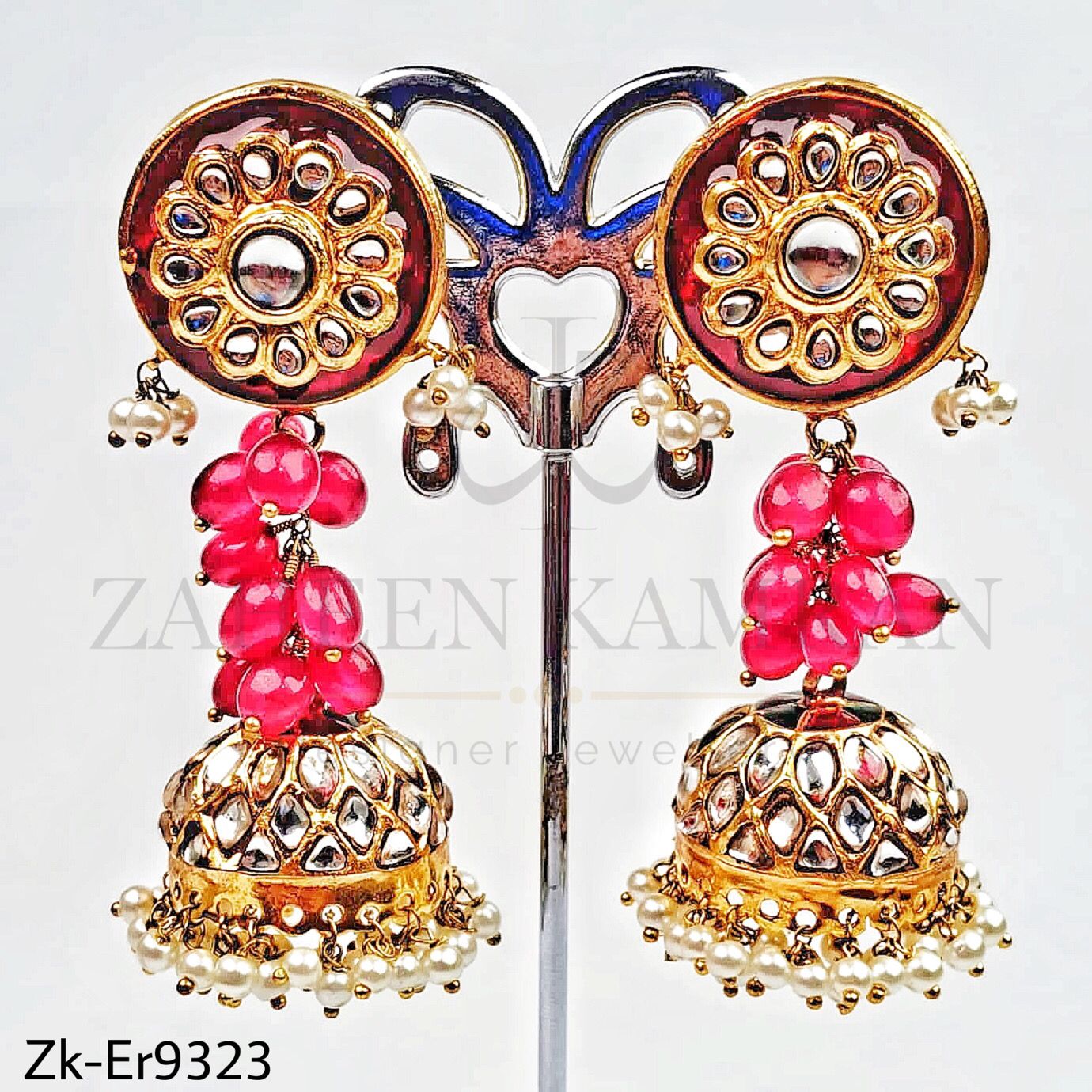 Sheesh clustered earrings.