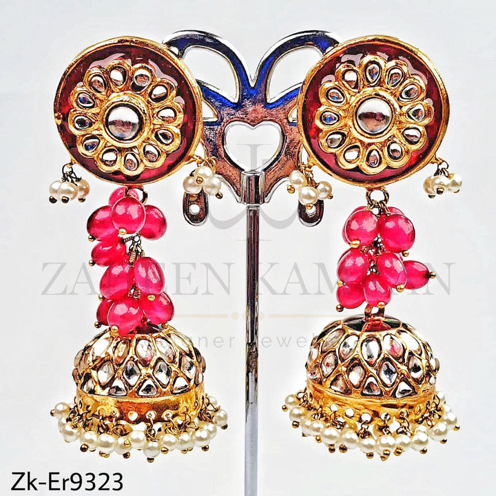 Sheesh clustered earrings.