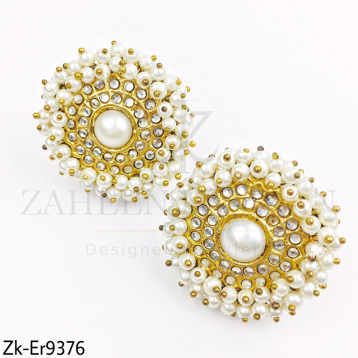 Clustered earrings.