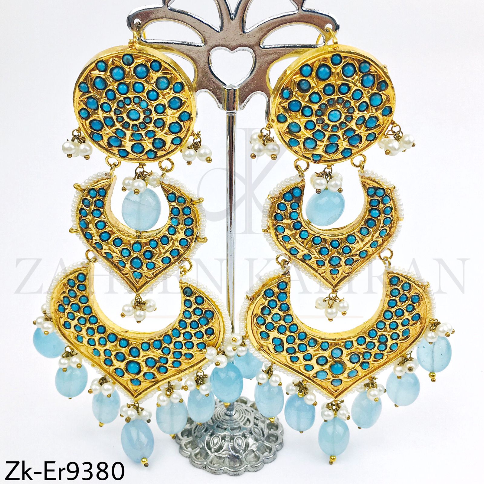 Feroza long earrings.