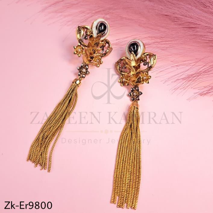 LONG CHAIN EARRINGS