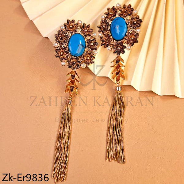 LONG CHAIN EARRINGS