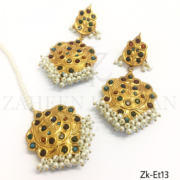 Kundan Tikka Earrings