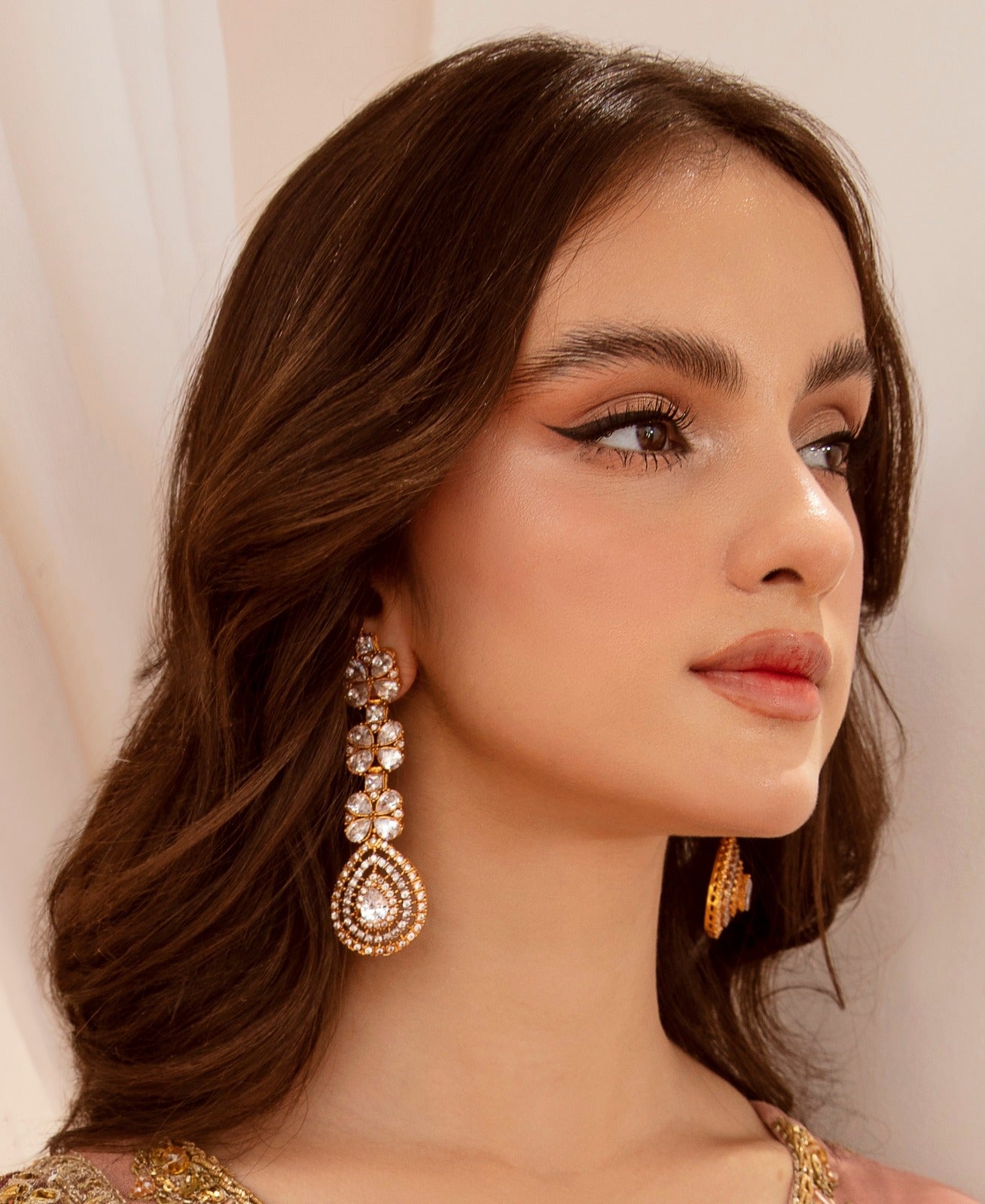 Champagne Tikka Earrings