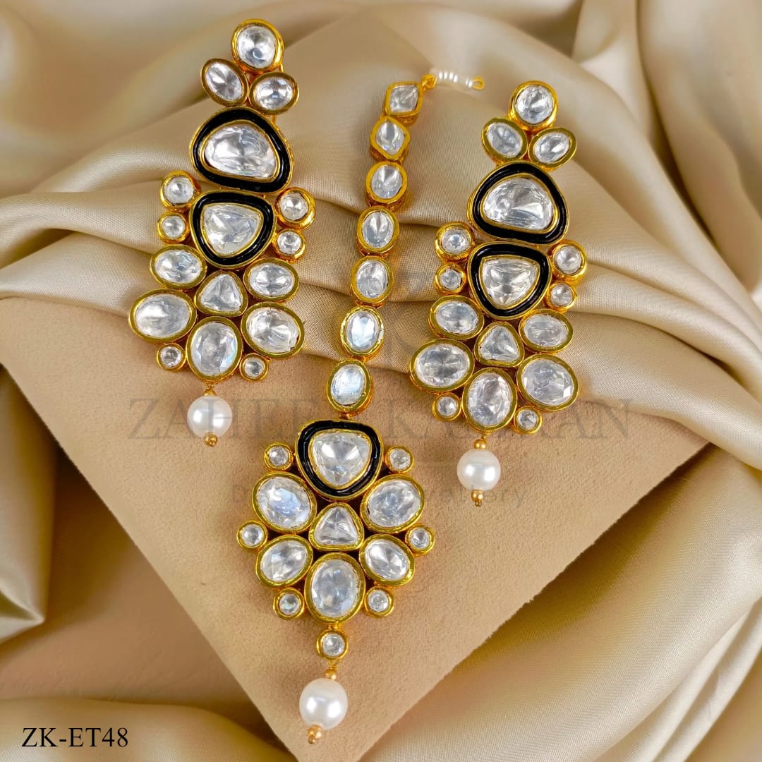 SHEESH EARRINGS TIKKA