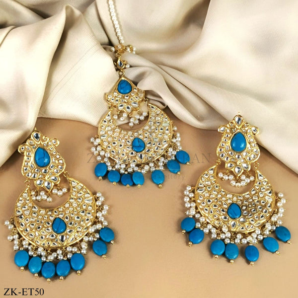 FEROZA EARRINGS AND TIKKA