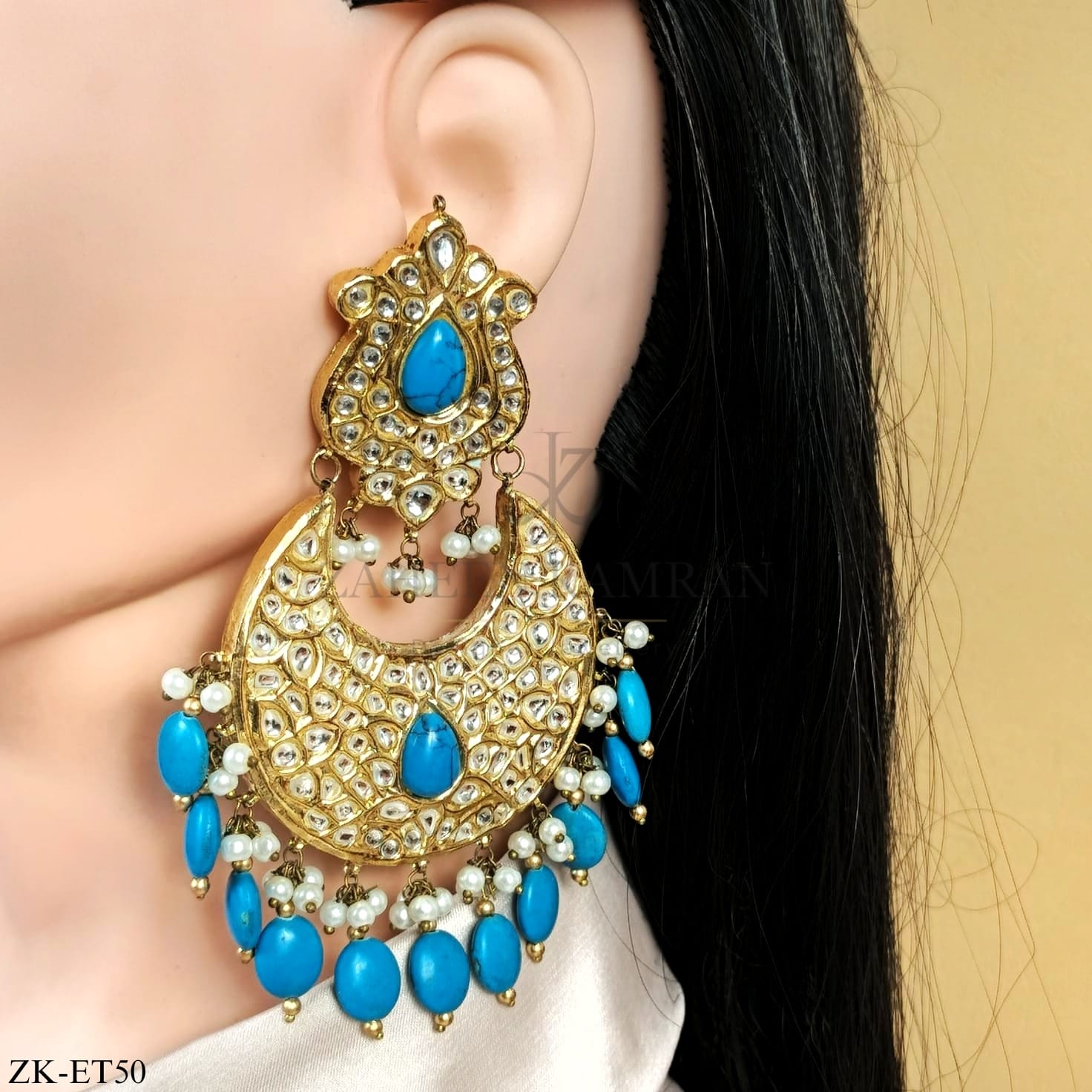 FEROZA EARRINGS AND TIKKA