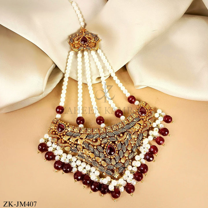 ANTIQUE RUBY JHUMMAR