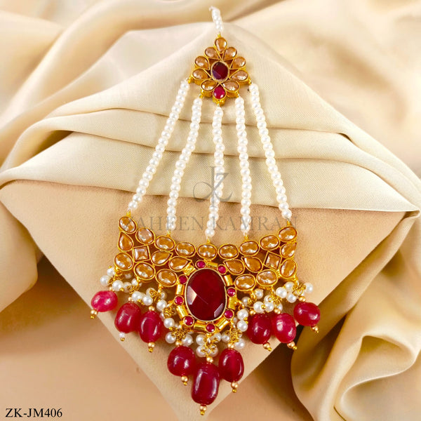 PINK ZIRCONIA JHUMMAR