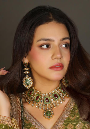 Kundan Mah Rani Meena Set