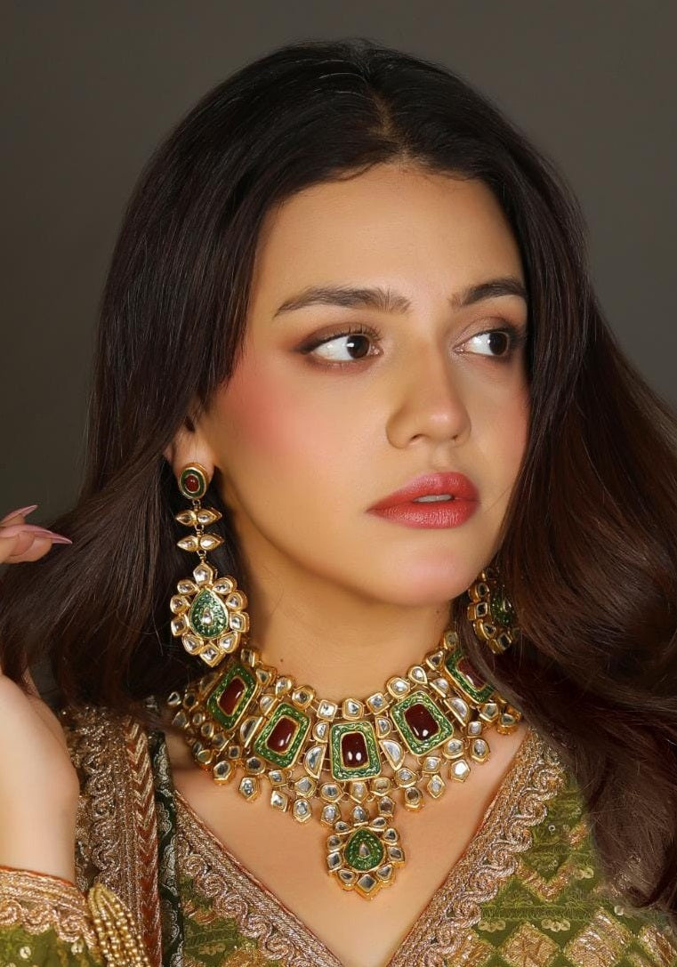 Kundan Mah Rani Meena Set