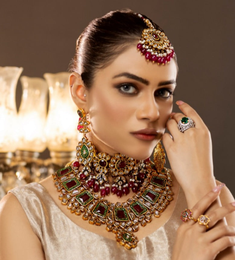 Kundan Mah Rani Meena Set