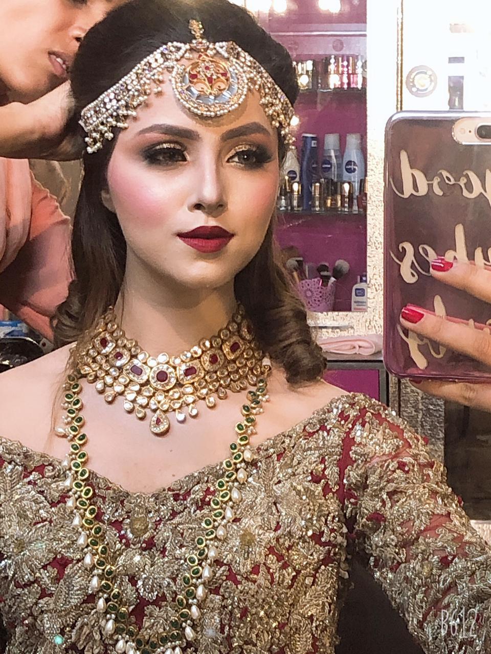 Ruby Kundan Necklace Set