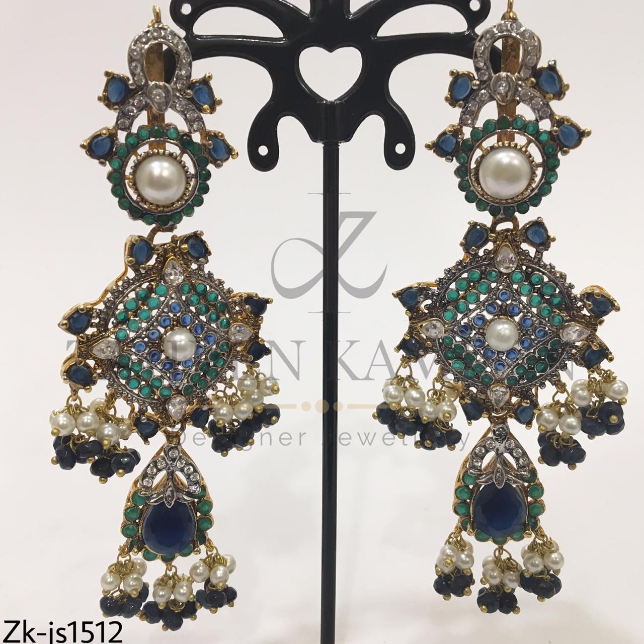 Fancy Sapphire Stone Necklace