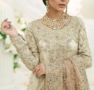 Gold Plated Oval Kundan Necklace