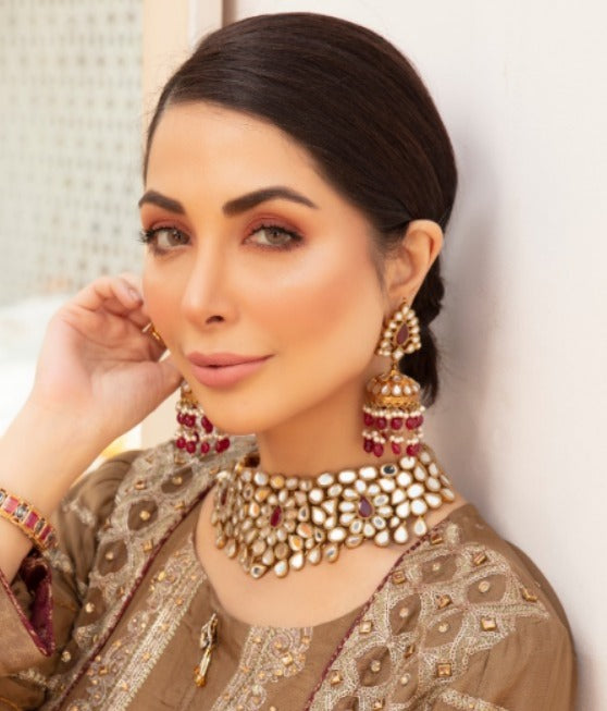 Shining Diva Kundan Necklace Set