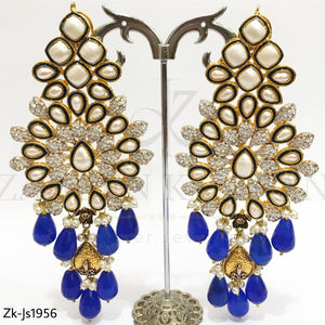 Golden Peacock Necklace Set